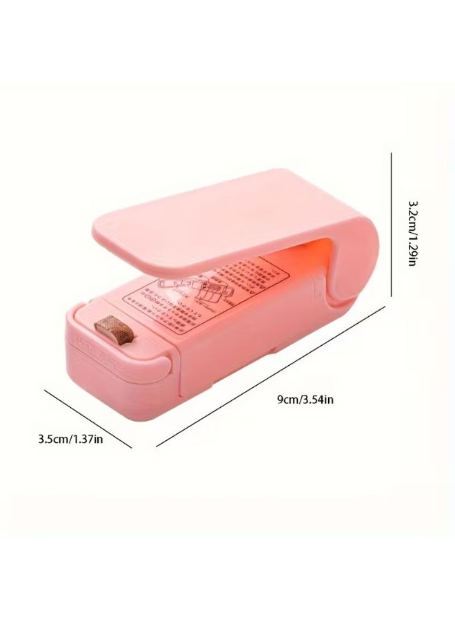 Goolsky 1pc Compact Manual Vacuum Sealer Machine with Digital-like Interface - Heavy-Duty Plastic Construction, ( Not Included) for Freshness, Shelf Life Extension - Ideal for Home, Restaurants, Food Trucks, Travel - Easy-to-Use, Space-Saving & Portable Food Saver with One-Touch Operation, No Preheating Required, Ideal for Snacks,, Meat, Vegetables, Bread, Vacuum Sealer for Food, Kitchen Vacuum Sealer, Upright Vacuum Sealer Machine - Image 2