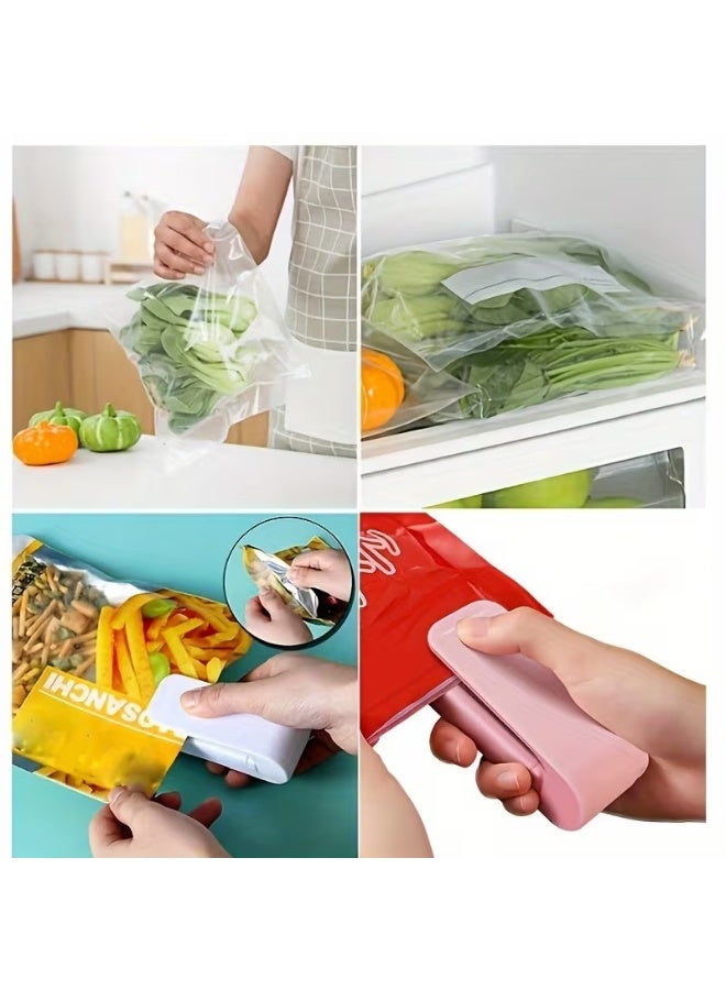 Goolsky 1pc Compact Manual Vacuum Sealer Machine with Digital-like Interface - Heavy-Duty Plastic Construction, ( Not Included) for Freshness, Shelf Life Extension - Ideal for Home, Restaurants, Food Trucks, Travel - Easy-to-Use, Space-Saving & Portable Food Saver with One-Touch Operation, No Preheating Required, Ideal for Snacks,, Meat, Vegetables, Bread, Vacuum Sealer for Food, Kitchen Vacuum Sealer, Upright Vacuum Sealer Machine - Image 4