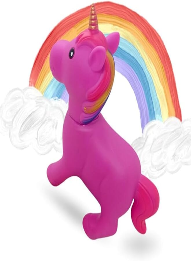 Animal Squeaky Squeeze Toy, New Rubber Squeeze Toy for Boys Girls and Babies (Unicorn) 
