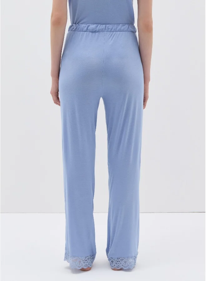 Ovs Viscose pyjama trousers with lace