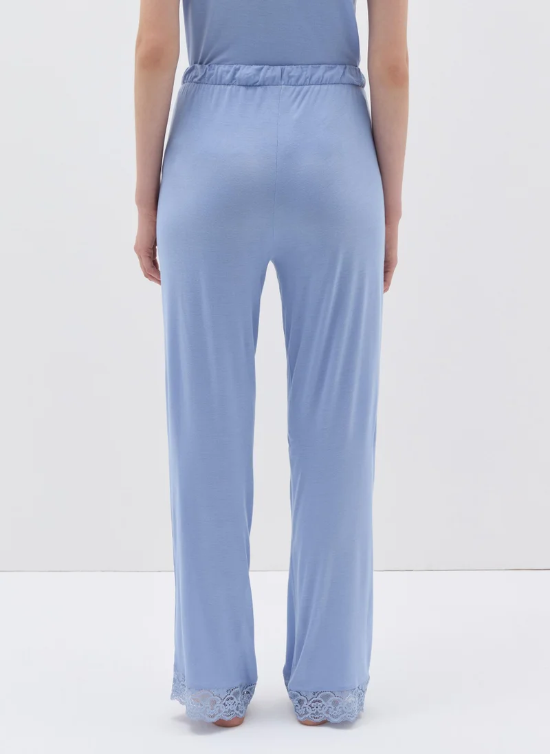 Ovs Viscose pyjama trousers with lace