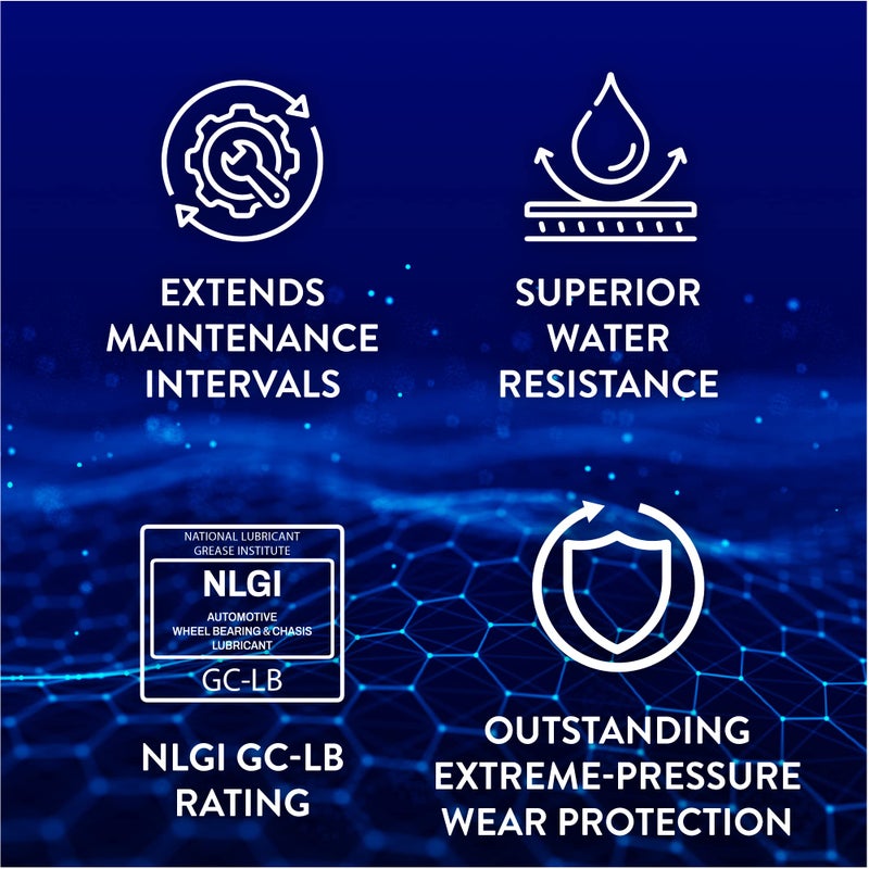 AtomLube زيت التشحيم أتم لوب Ultra Heavy Duty أحمر، عبوة 2 من أنابيب 14 أونصة | مادة تشحيم مقاومة للماء ودرجات حرارة عالية | زيت تشحيم محامل العجلات لملحقات الشاحنات نصف المقطورة - Image 5