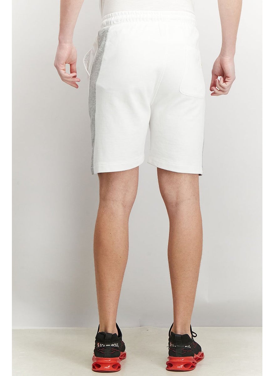 Gazzarrini Men Drawstring Basic Short, White  - Image 3