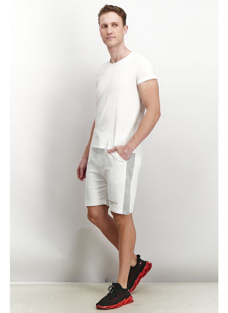 Gazzarrini Men Drawstring Basic Short, White  - Image 5
