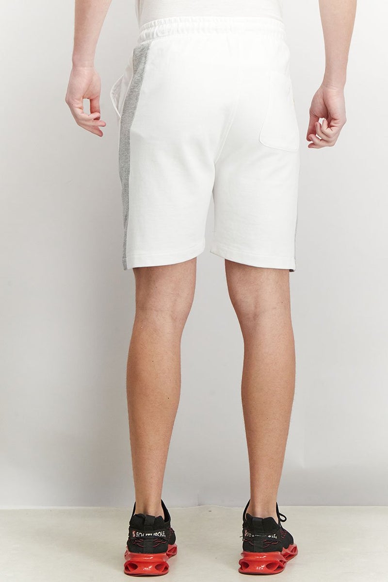 Gazzarrini Men Drawstring Basic Shorts, White - Image 3