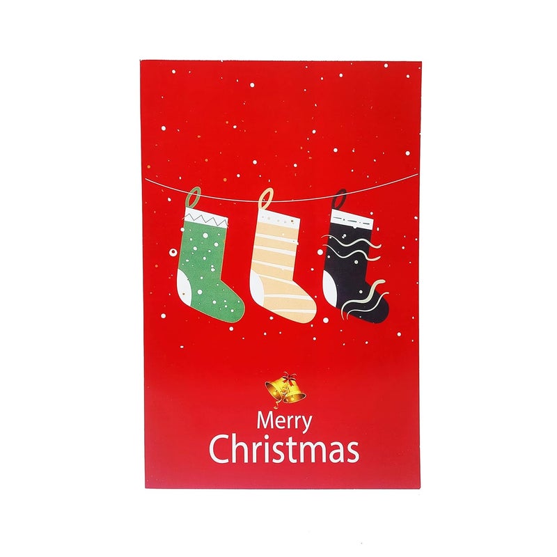 Northland Christmas Tree Gift Combo 1 feet Snow Pine Tree with a Set of 20pc Decoration and Christmas Greeting Card - Image 4