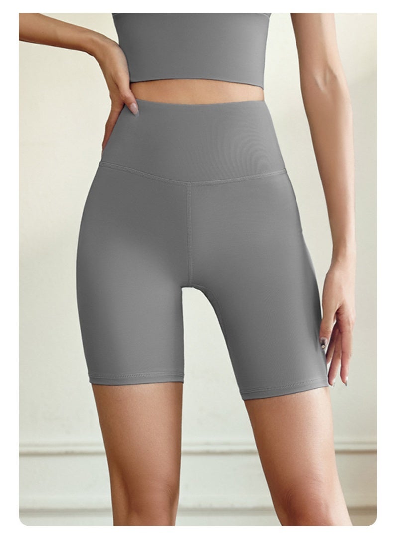 Summer Yoga Pants Gym Running Non See-Through Quick Dry Women Fitness Shorts Gym Sports Yoga Pants - Image 2