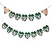 OU RUI Hawaiian Party Happy Birthday Banner for Tropical Luau Party Palm Leaf Decorations - Image 4