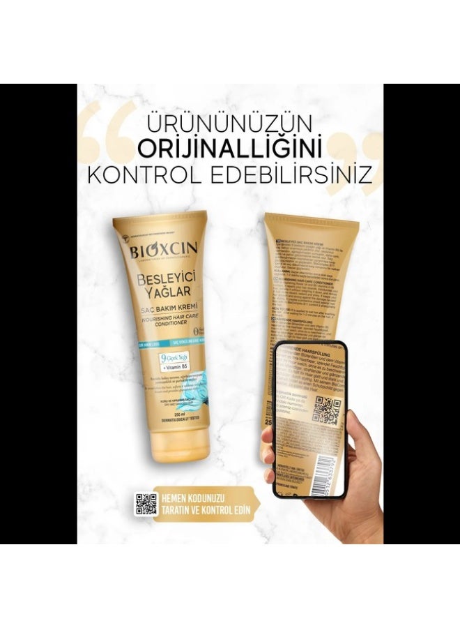 BIOXCIN Nourishing Oils Hair Care Vitamin B5 CREAM 250 ML - Image 2