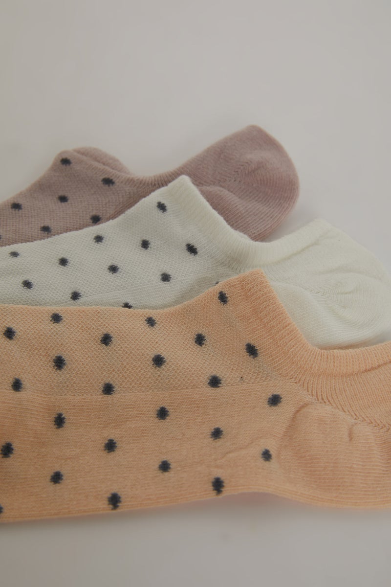 DeFacto Woman 3 Piece Cotton Sneaker Socks - Image 2