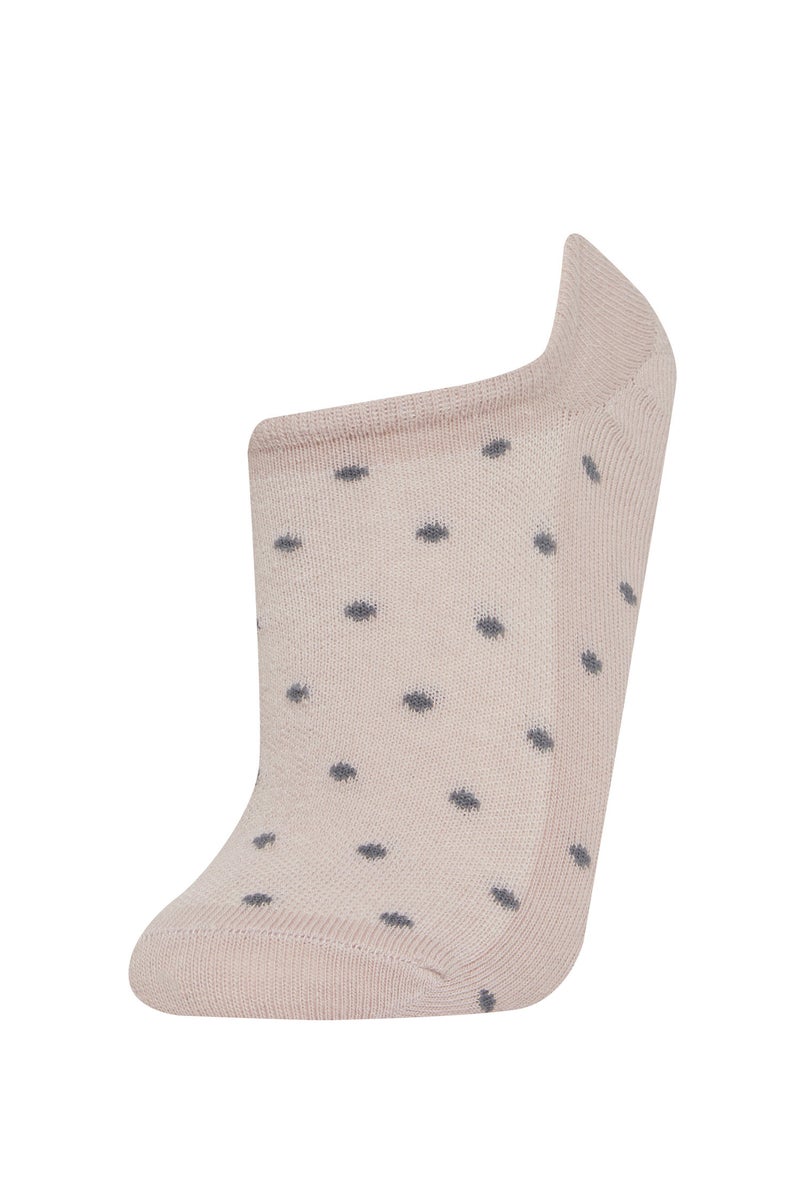 DeFacto Woman 3 Piece Cotton Sneaker Socks - Image 5