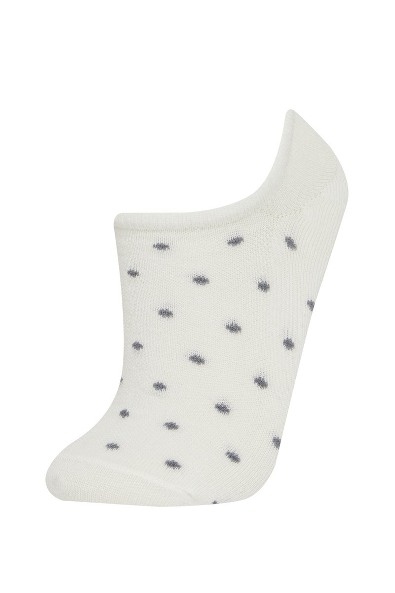 DeFacto Woman 3 Piece Cotton Sneaker Socks - Image 3