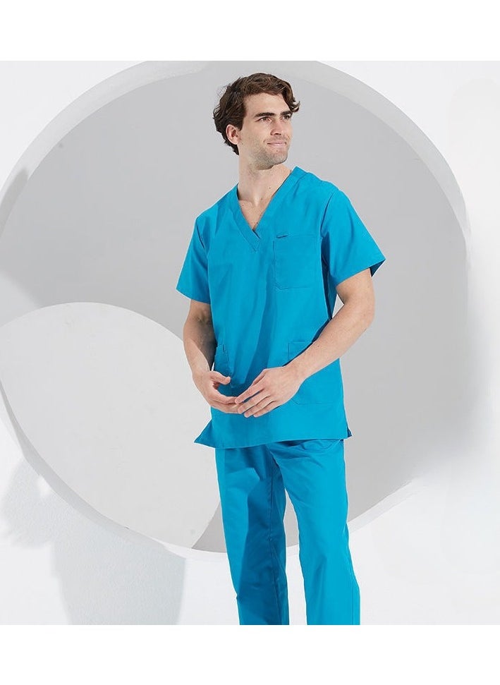 KUYING New Summer Thin Nurse Uniform Split Set Medical Work Uniform  - Image 1