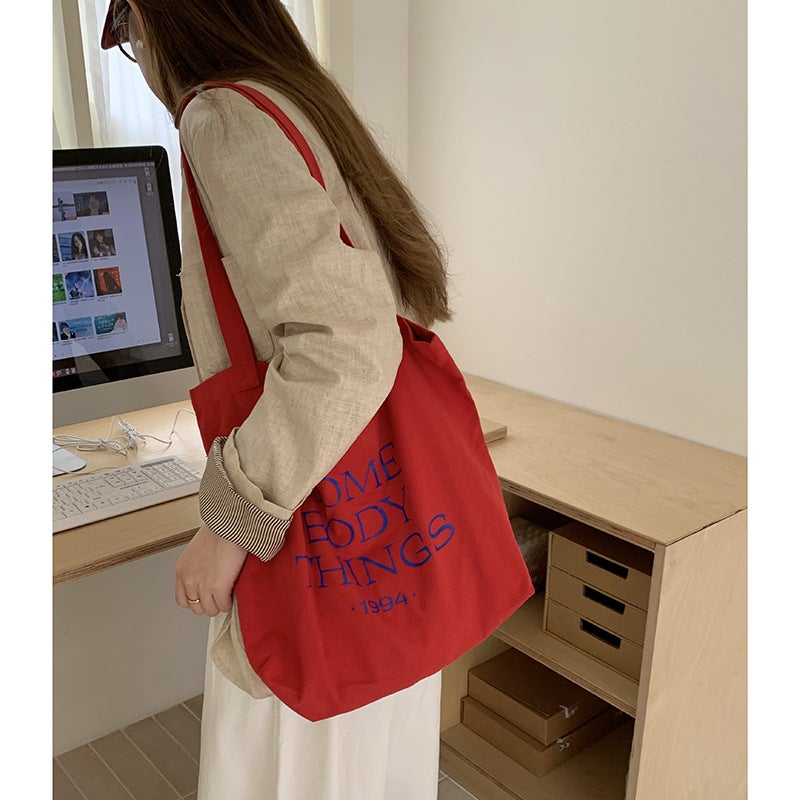 Kebidou Canvas Tote Bag - Image 1