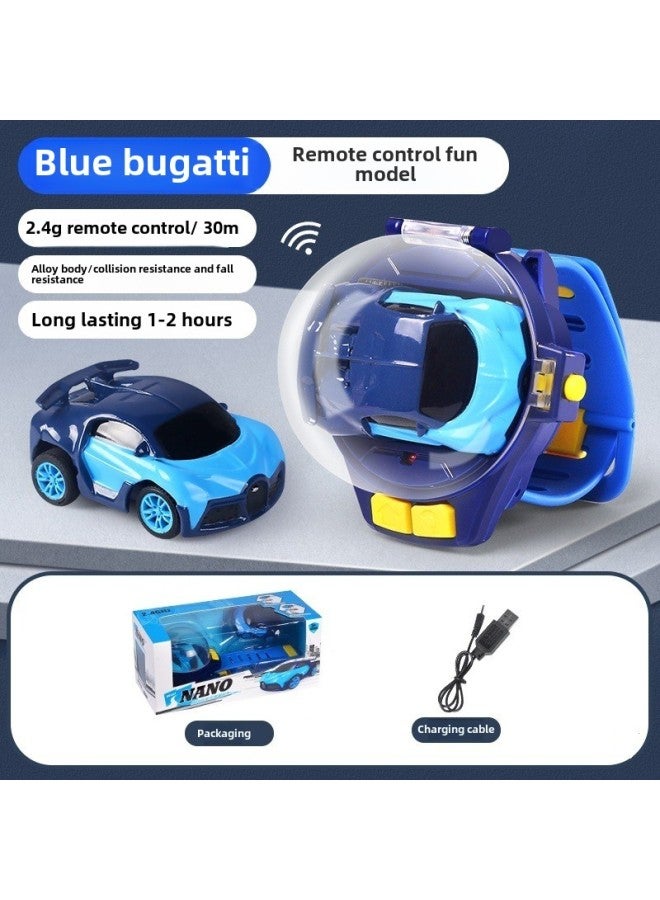 Rc Car Toy - High-speed Off-road Vehicle Remote Control For Kids Adults - Durable Abs Plastic Body Various Colors Available-Color:Alloy Blue Cloth Gadi (charging Version) With Lamp-Proportion:General Configuration  - Image 1