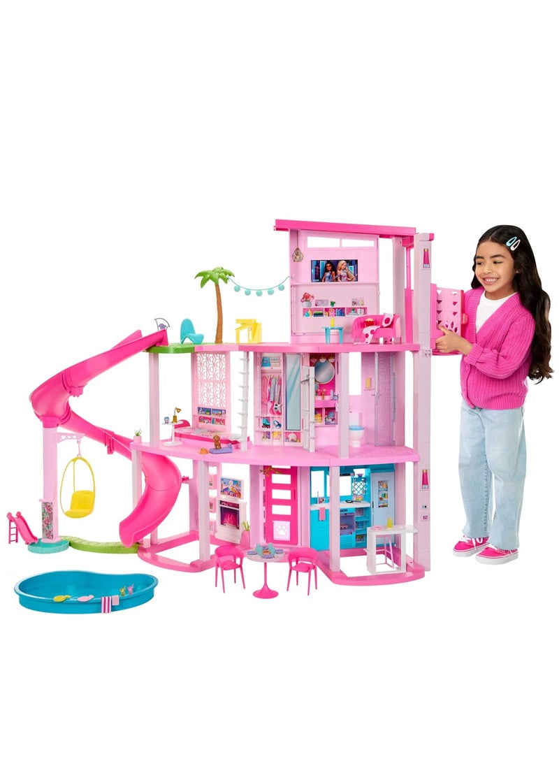 Barbie Barbie Dreamhouse Pool Party Doll House HMX10  - Image 1