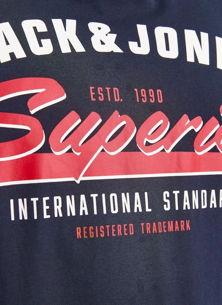 JACK & JONES Graphic Crew Neck Regular Fit T-Shirt