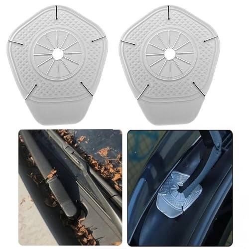 SARTE Car Wiper Hole Protector Pad Car Silicon Wiper Windshield Car Wiper Cover Dust Front Cover Car Wiper Protector Windscreen Car Protection Accessories Universal For Most Vehicles (Trans. 2Pcs) - Image 1