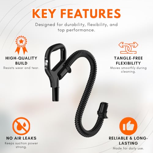 Selgo Replacement Hose Handle for Shark Vacuums - Only For Models LA502 LA322 (LA300 White) - Substitute Hose Handle for Shark Navigator Lift-Away Vacuums - Image 2