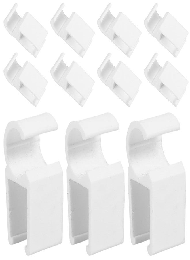 DIYEAH Whiteboard Pen Clips - 20Pcs Plastic Adhesive Pen Holders for Desk School Stationery Marker - Image 1