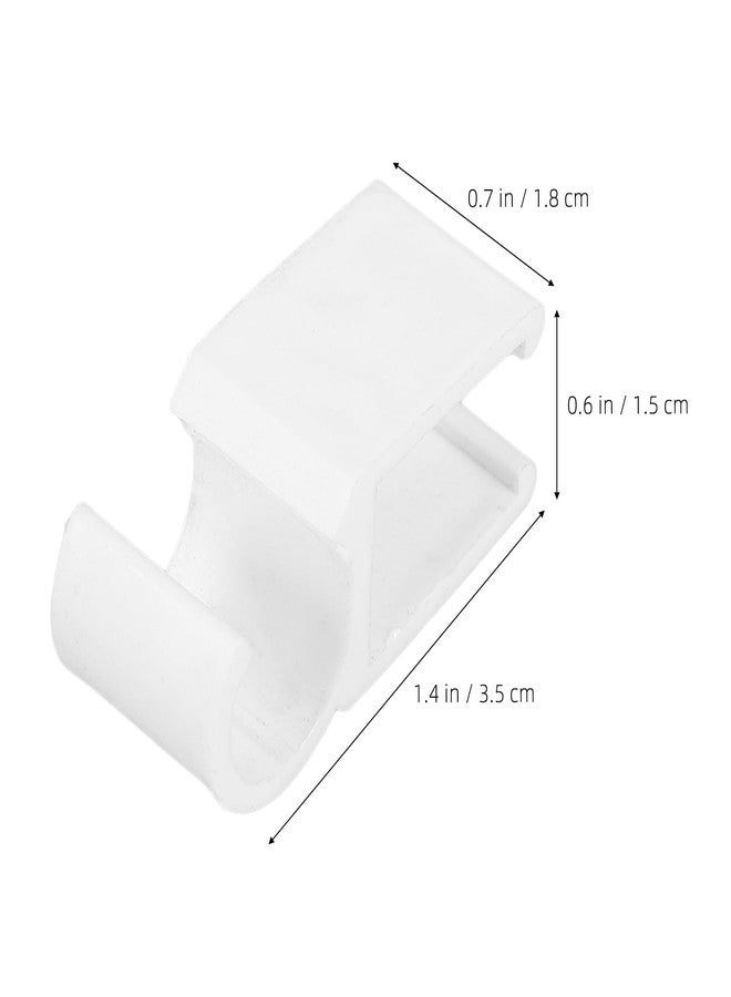 DIYEAH Whiteboard Pen Clips - 20Pcs Plastic Adhesive Pen Holders for Desk School Stationery Marker - Image 4