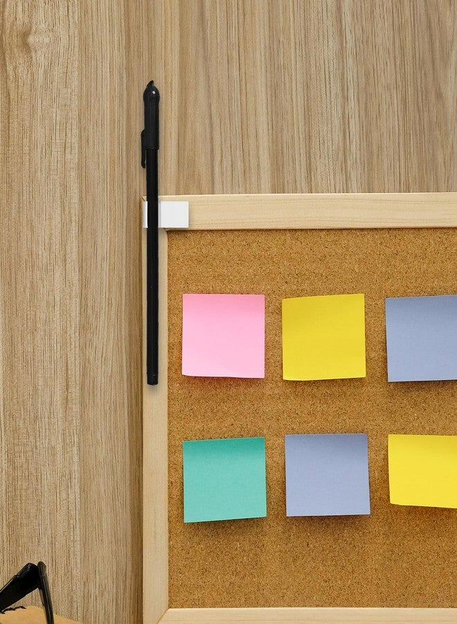 DIYEAH Whiteboard Pen Clips - 20Pcs Plastic Adhesive Pen Holders for Desk School Stationery Marker - Image 2