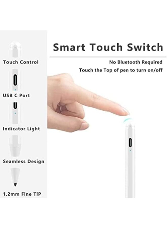 Xiron Stylus Pen For Ipad With Palm Rejection Active Pencil Compatible With 2018 2022 Ipad Pro 11 12.9 Inch Ipad 10Th 9Th 8Th 7Th 6Th Gen Ipad Air 5Th 4Th 3Rd Gen Ipad Mini 6Th 5Th Gen  - Image 4