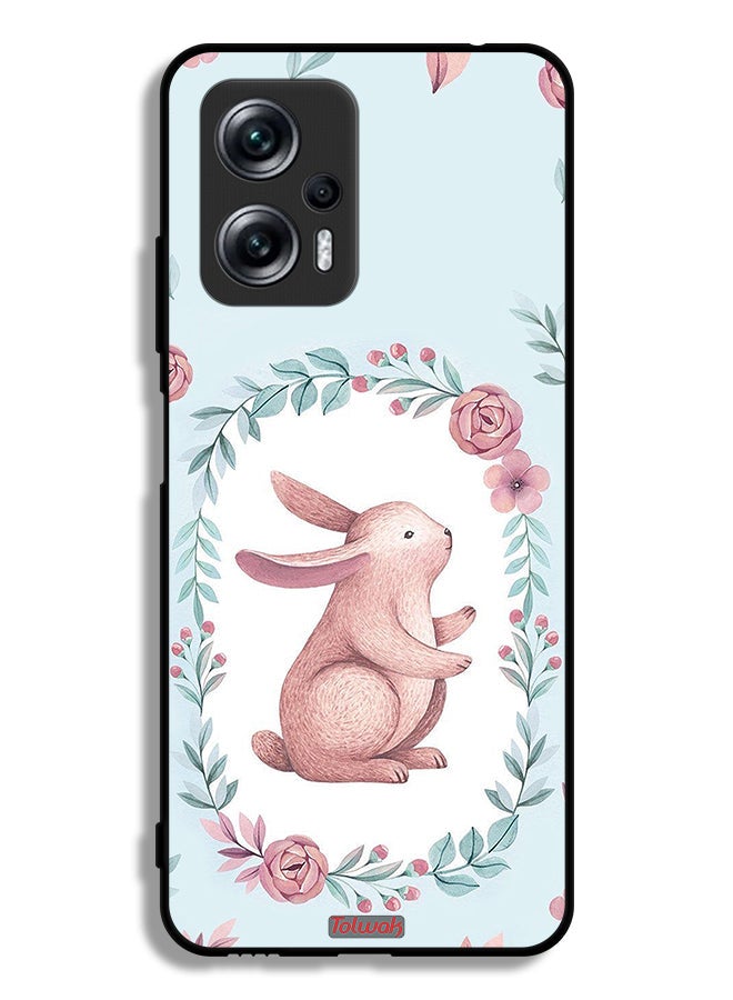 Tolwak Xiaomi Redmi Note 11T Pro 5G Protective Case Cover Rabbit - Image 2