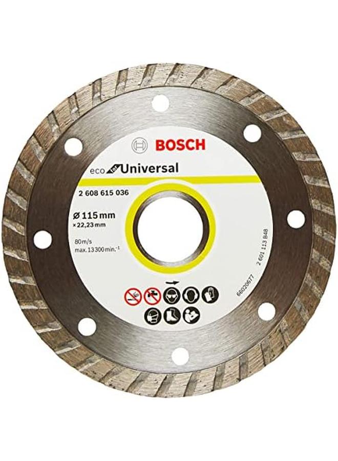 BOSCH Eco For Universal Diamond Cutting Disc For Small Angle Grinders 1 Piece 115 Mm Diameter - Image 2