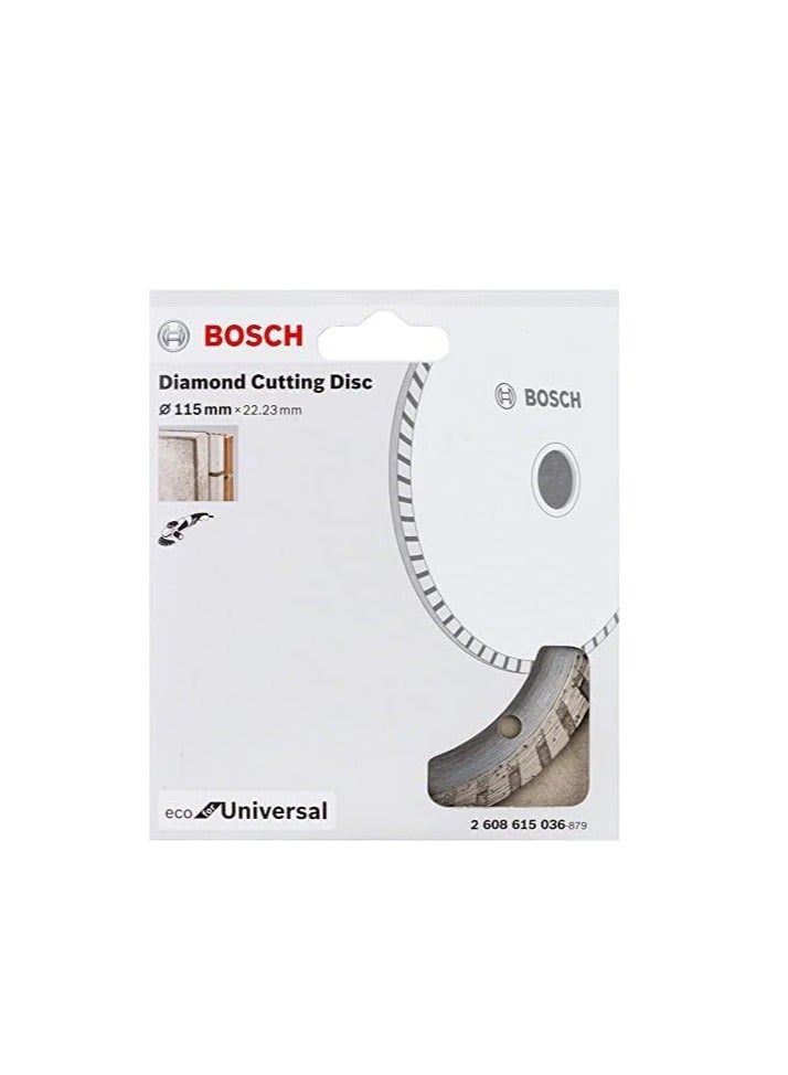 BOSCH Eco For Universal Diamond Cutting Disc For Small Angle Grinders 1 Piece 115 Mm Diameter - Image 5