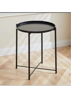 Round Steel Table Black 45x53x45cm - pzsku/Z0144E735EC990AF932DEZ/45/_/1734774755/fd1e2d6b-3734-4163-bb50-9053d74e2c2c