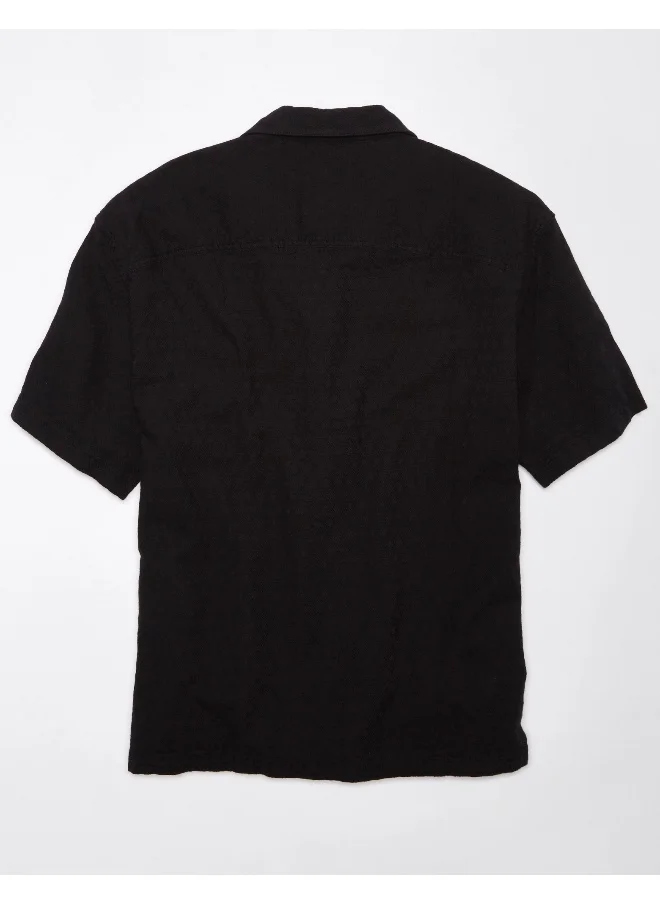 American Eagle Ae Button-Up Poolside Shirt