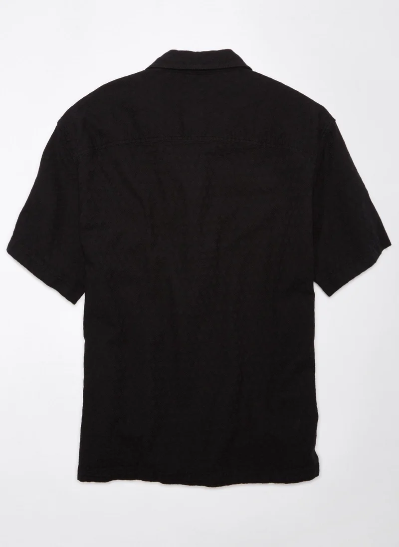 American Eagle Ae Button-Up Poolside Shirt