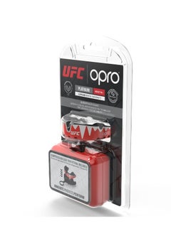 OPRO Self Fit Ufc Platinum Red/Silver/Black  - Image 4