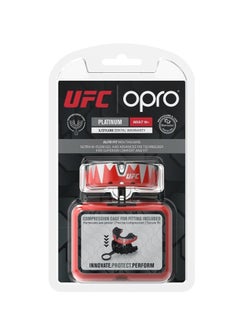 OPRO Self Fit Ufc Platinum Red/Silver/Black  - Image 2