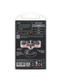 OPRO Self Fit Ufc Platinum Red/Silver/Black  - Image 3