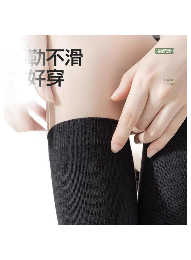 Picking up socks Pick Up Socks Memory Pressure Small Leg Socks Women Spring And Summer Strong Pressure Jk Socks Over-The-Knee Socks Spring And Autumn Black Long Tube Socks - Image 1
