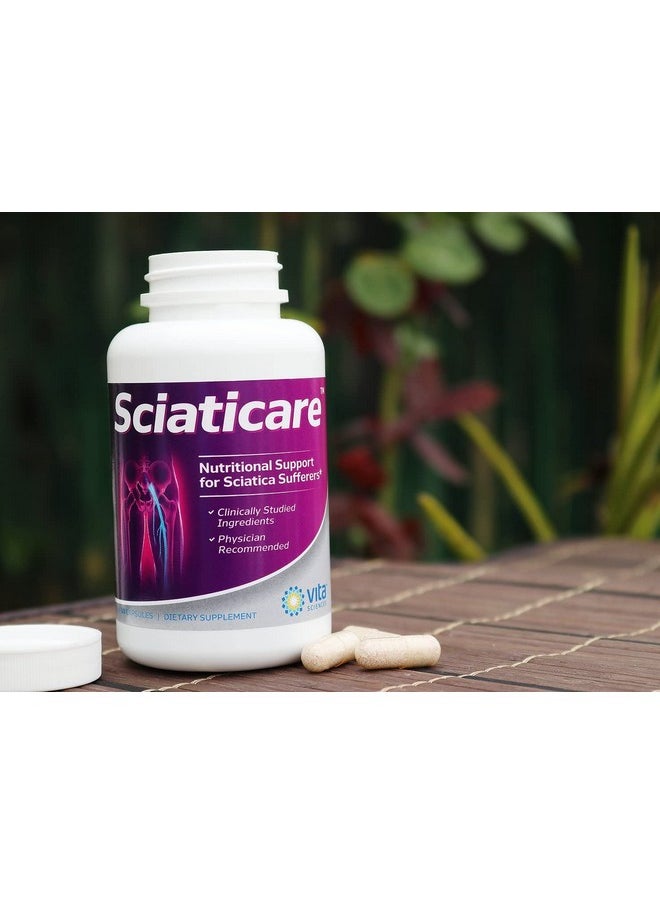 Vita Sciences - Sciaticare Nerve Soothing Supplement Vitamins With Natural Rala Form 10X Strength Not Synthetic Alpha Lipoic Acid (Ala) Lower Lumbar Sciatic Hip Thigh Leg Foot - Image 1