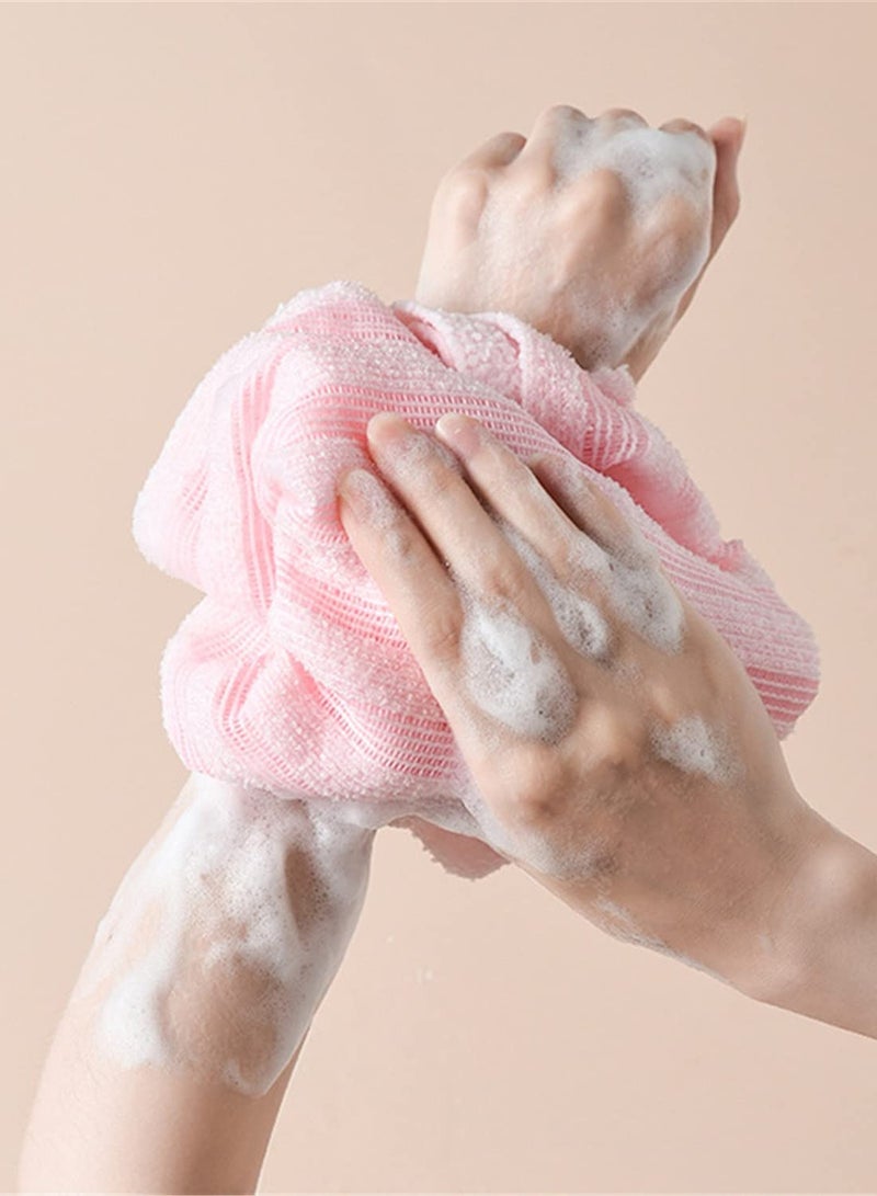 SYOSI 2 Pack Magic Body Back Scrubber for Shower Back Washer for Shower Bath Wash Cloth Washcloth to Body Cleaning Massage - Image 3