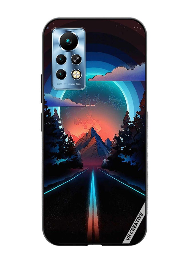 VR CREATIVE غطاء حماية لهاتف إنفينكس نوت 11 برو بتصميم طريق إلى الجنة متعدد الألوان - Image 1