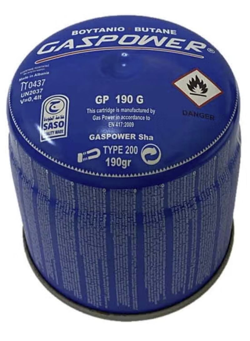 GASPOWER Butane Gas 2 Pc 190grams - Image 3