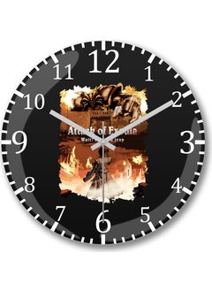 Print Shop Attack Of Exodia Yugioh Wall Clock Curved Real Glass