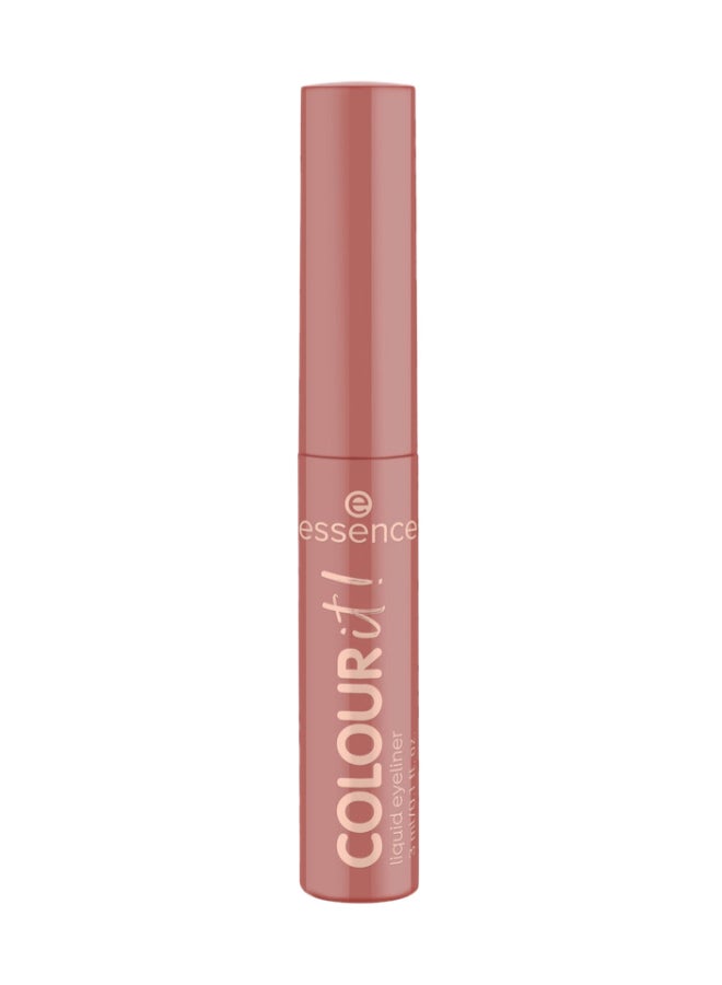 Essence Colour It! Liquid Eyeliner | 04 Rusty Red | Long Lasting | Highly Pigmented | Quick Drying | Matte Finish | SmudgeProof | Precise Brush Tip | Vegan & Perfume Free | Eye Makeup Essential | 3 ml Rusty Red - Image 2