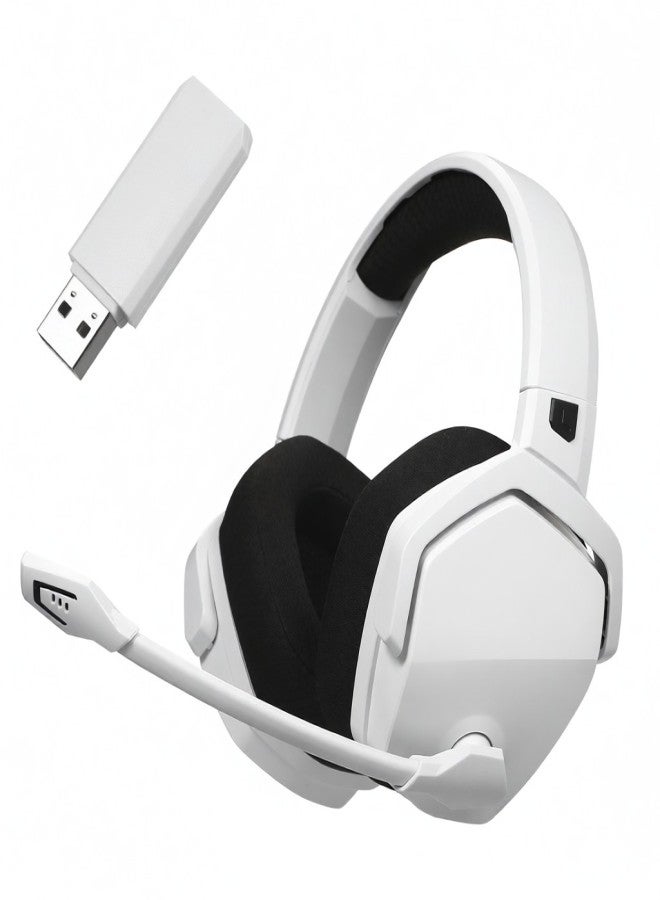 NUBWO G06 Wireless Gaming Headset for PS5 PS4 PC Laptop Noise Canceling Over Ear Headphones with Mic 48H Long Lasting Battery 2.4G Connection Wireless/Wired Headset Bass Surround Soft Earmuffs for - Image 1
