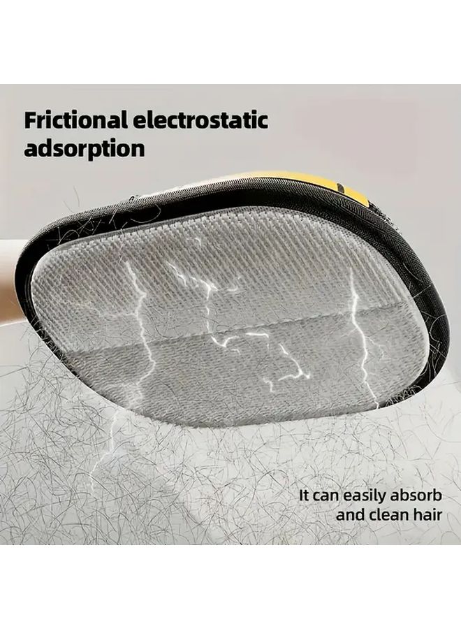 Upgraded Pet Hair Removal Glove Black Washable 3 In 1 Brush For Cats Dogs - Image 4