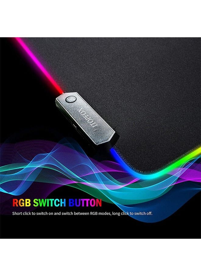 Taimi - RGB Gaming LED Extended Keyboard And Mouse Pad With Anti-Slip Rubber Base Extra Large 30 x 80cm -wired - Image 1