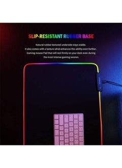 Taimi RGB Gaming LED Extended Keyboard And Mouse Pad With Anti-Slip Rubber Base Extra Large 30 x 80cm -wired  - Image 5