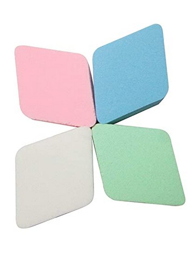 Set Of 4 Pcs Makeup Foundation Puff Sponge Blenders Multicolor Pack Of 1