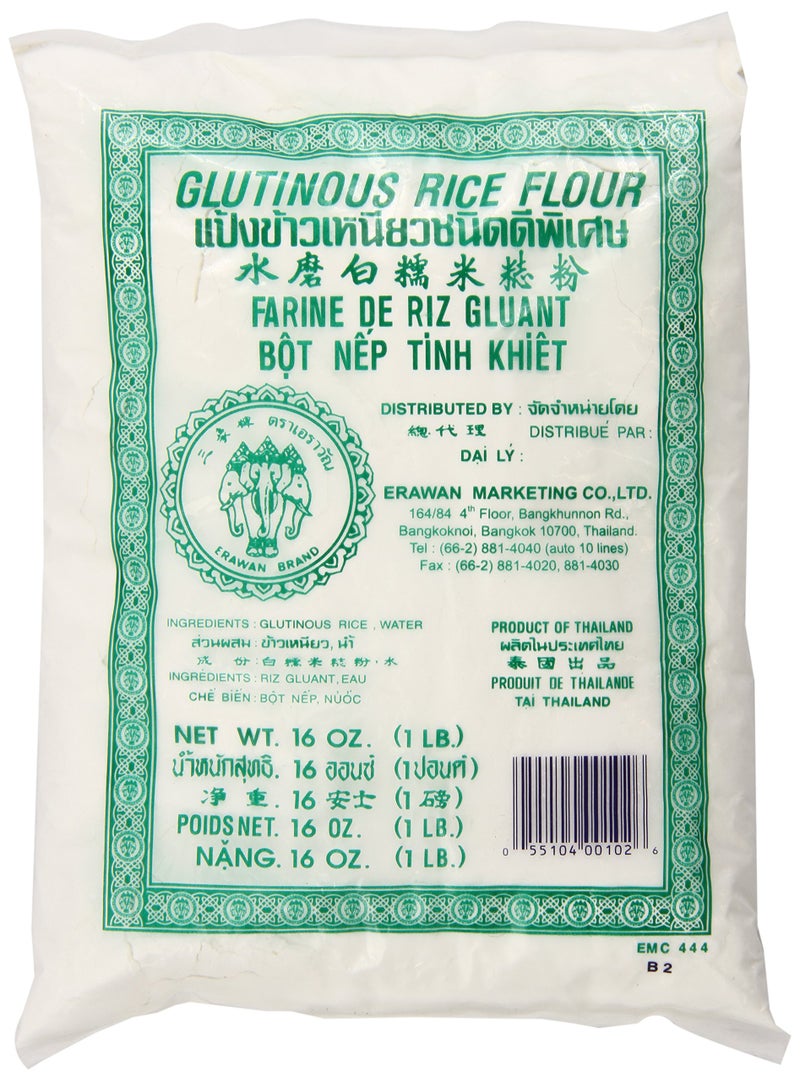 ERAWAN Glutinous Rice Flour 16 Ounce Erawan - Image 3
