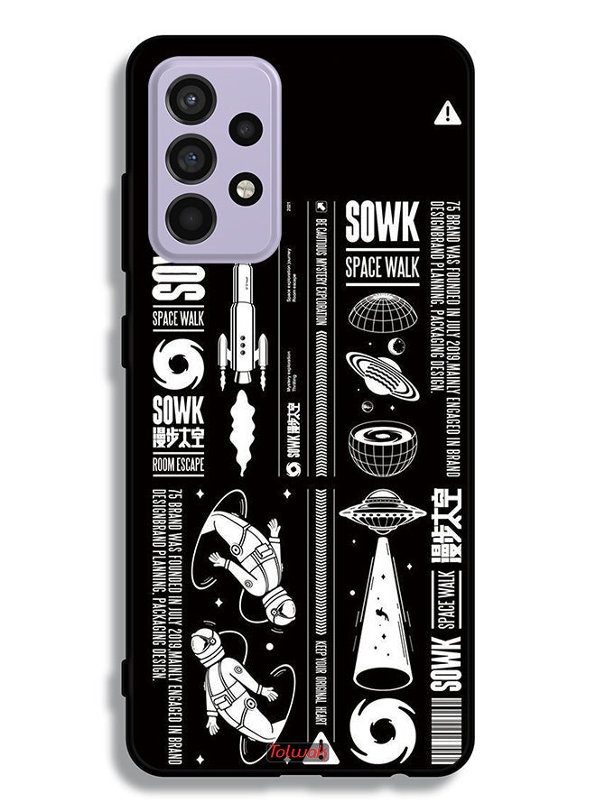 Tolwak Samsung Galaxy A52 4G Protective Case Cover Sowk Space Walk Sticker - Image 1